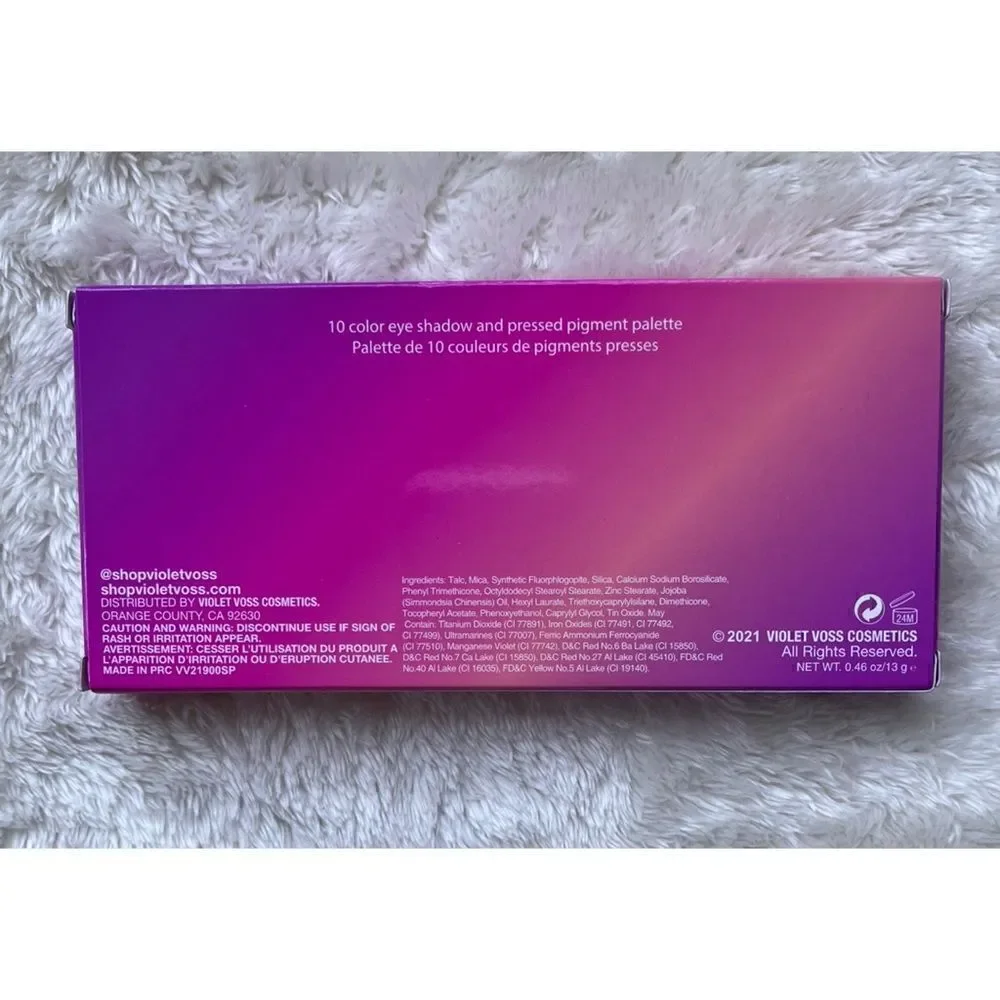 NIB Violet Voss Cosmetics Violet Sunset Make Up Palette
